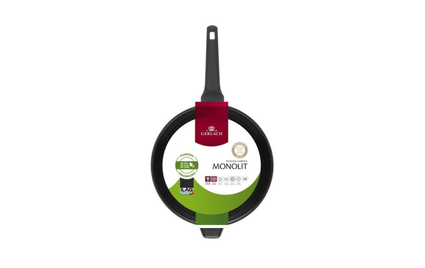 Hluboká pánev MONOLIT 28 cm s keramickým povrchem