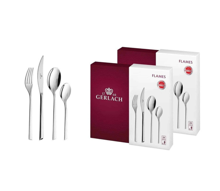 Sada příborů 48 ks FLAMES lesk