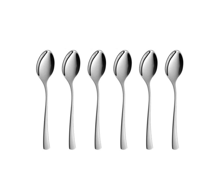 Łyżeczki do herbaty 6 szt. połysk Tunea