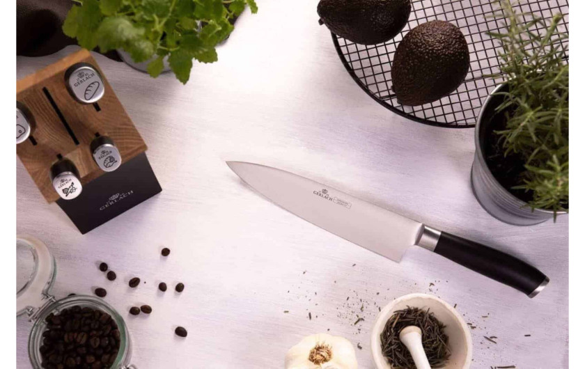 Zestaw garnk&oacute;w 6 el. PRIME + zestaw noży w bloku