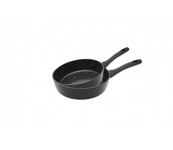 Sada 2x hluboké pánve 24/28 cm GRANITEX