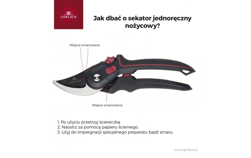 Jednoruční nůžkový sekator