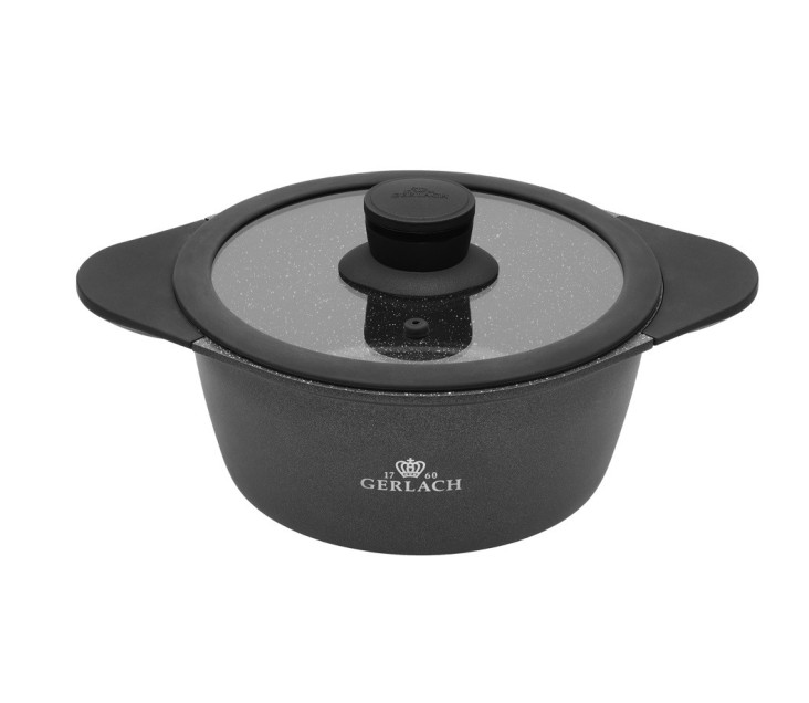 Blend Stone hliníkový hrnec 2,4 l/20 cm s poklicí