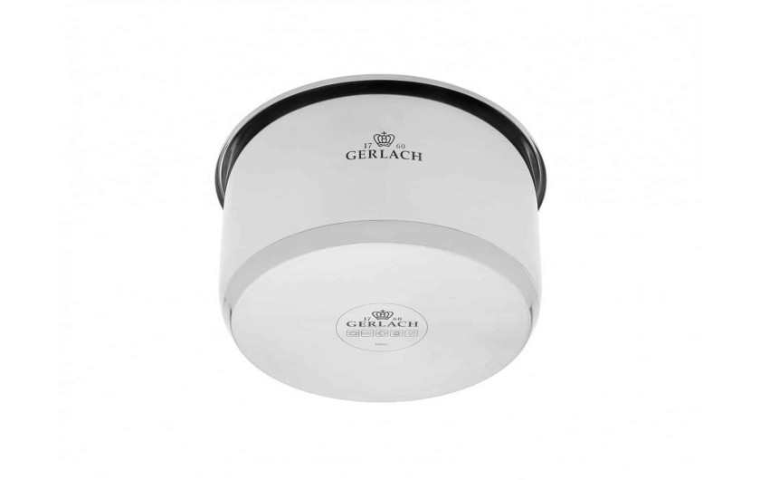 Zestaw garnków 4 el.  SMART STEEL + SMART pokrywki do przechowywania 16cm, 18cm, 20cm - czarne