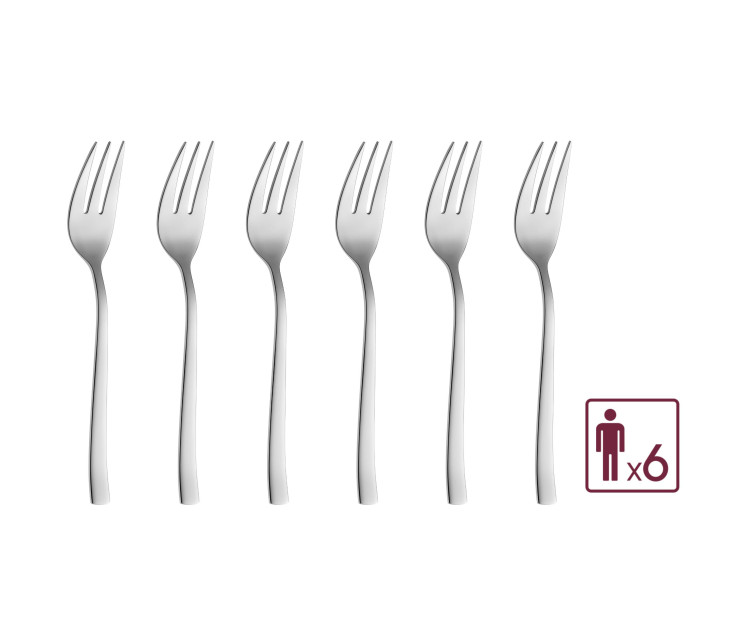 Vidlici na koláče 6 ks. lesk ONDA