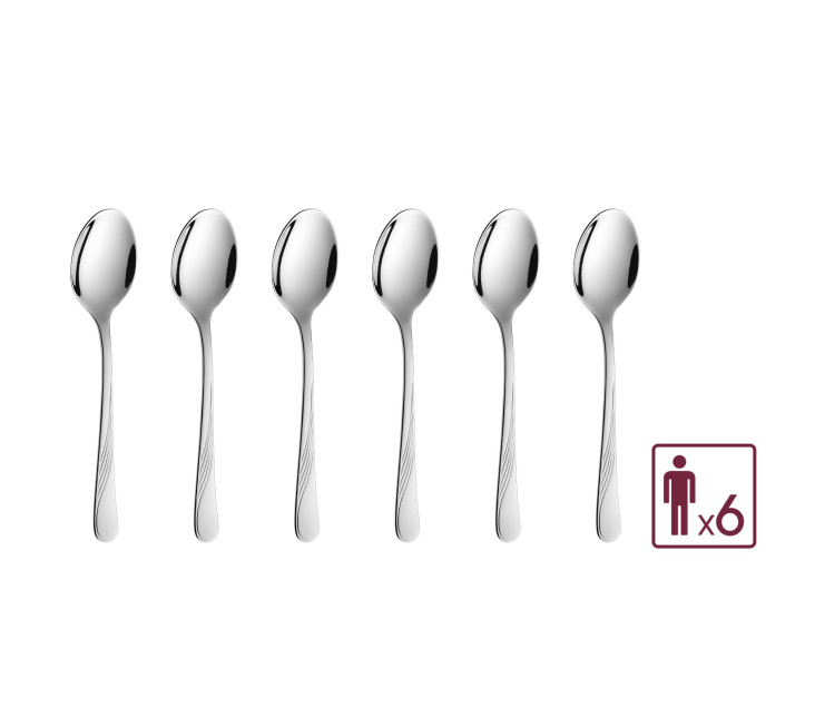 Kávové lžičky 6 ks CELESTIA lesk