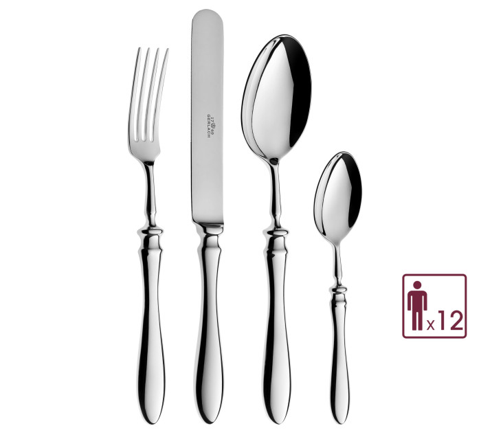 Retro Sada příborů 24 ks v krabičce