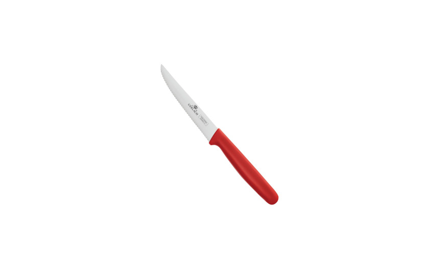 Nůž na steaky 4" červený Smart Color