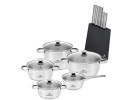 Zestaw garnków 10 el. FIRST + zestaw noży Zestaw garnków 10 el. FIRST + zestaw noży