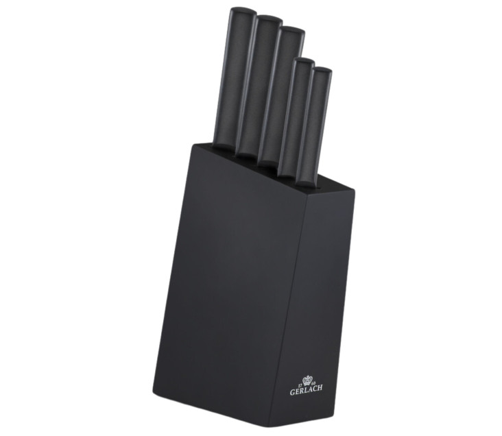 Sada nožů v bloku AMBIENTE BLACK
