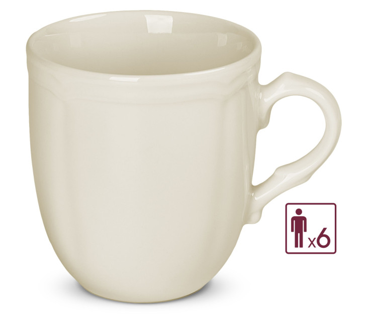 RETRO Sada hrnků 6 ks.