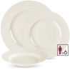 MUZA Sada jídelních talířů 18 ks / 6 osob.