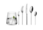 MODERN sada příborů 24 ks + vidličky na dort 6 ks + sklenice 6 ks MODERN sada příborů 24 ks + vidličky na dort 6 ks + sklenice 6 ks
