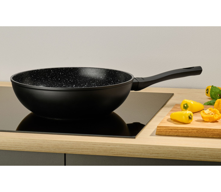 Wok pánev GRANITEX 28 cm