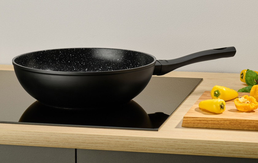 Wok pánev GRANITEX 28 cm