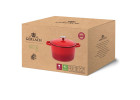 Litinový hrnec 3 l NATUR IRON červený gradient