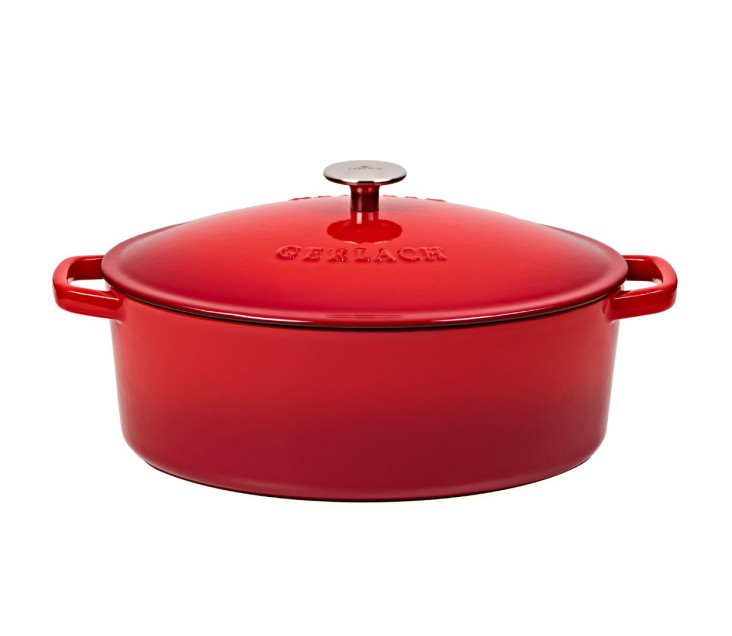 Litinový pekáč 5,5 l NATUR IRON červený gradient