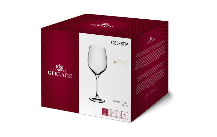 Kieliszki uniwersalne CELESTIA 6 el.