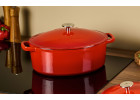 Litinový pekáč 5,5 l NATUR IRON červený gradient