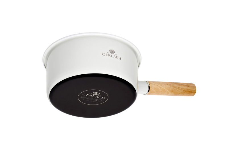 Rondel emaliowany NATUR ENAMEL biały 18 cm 1,5 l Rondel emaliowany NATUR ENAMEL biały 18 cm 1,5 l