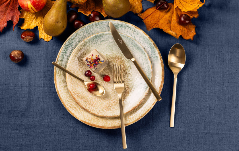 Zestaw sztućc&oacute;w 24 szt. MODERN GOLD