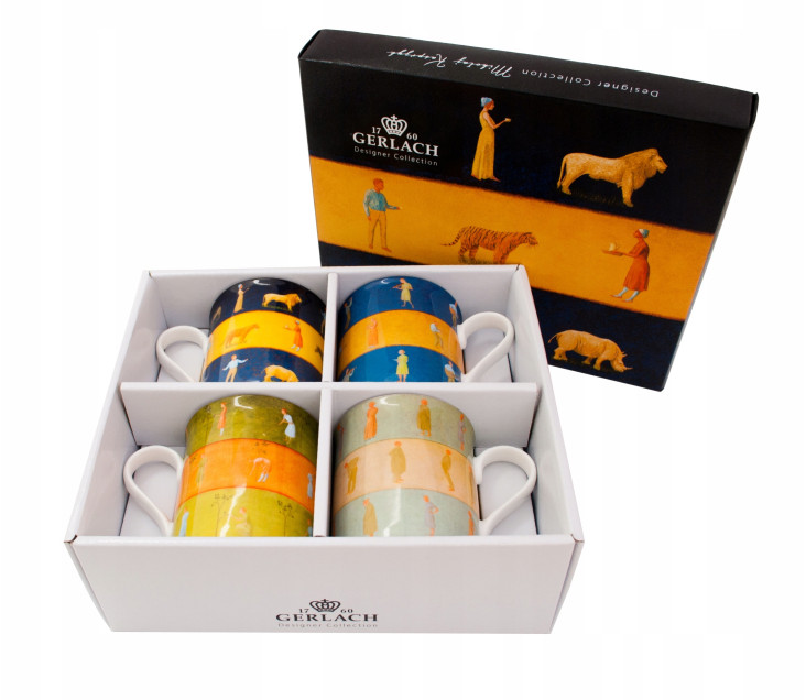 Hrnek x 4 ks. Mikolaj Kasprzyk DESIGNER COLLECTION