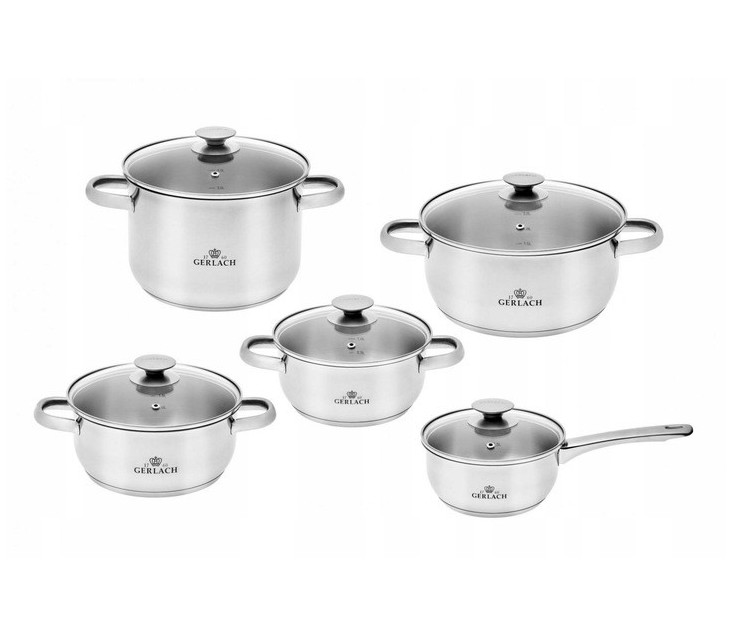Sada hrnců Gerlach First 10 ks.